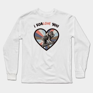 I koalove you - a retro vintage design Long Sleeve T-Shirt